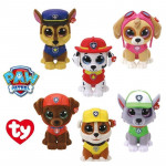 TY Beanie Boos Mini - Paw Patrol Collectible Plush - 6 Designs - Only 1 Plush toys, Random Selection
