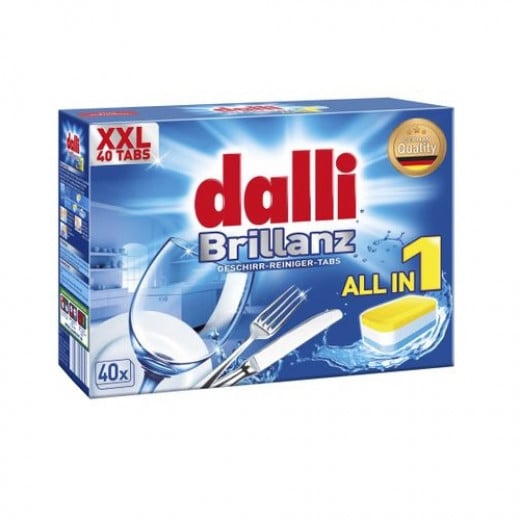 Dalli Brillanz XXL Dishwasher Tablets 40 Pieces