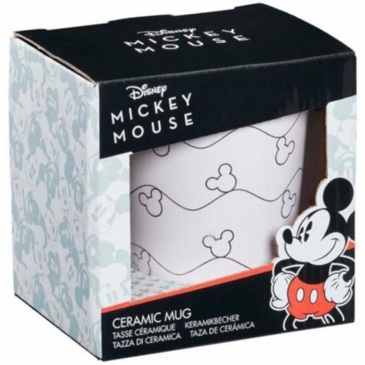 Funko Disney Classic Mug, Ceramic, 590ml - Mickey Outline Print