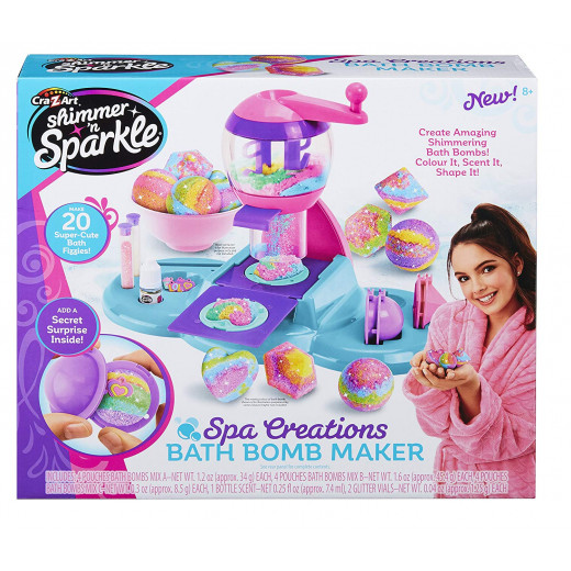 Cra-Z-Art Shimmer and Sparkle Spa Creations Ultimate Bath Bomb Maker Fashion Craft Kits