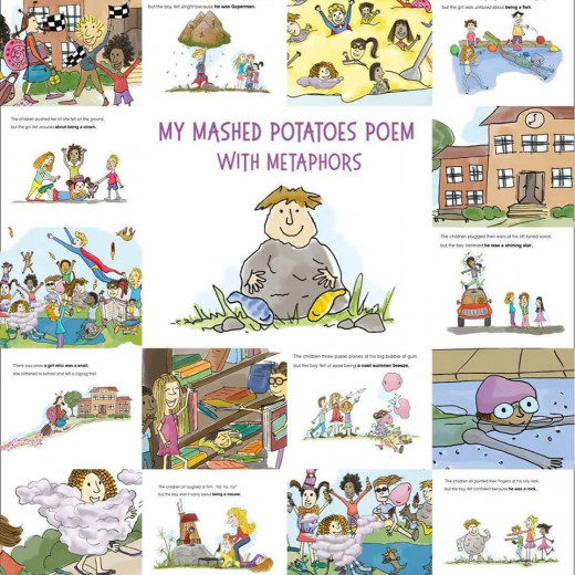 Blooming Books, My Mashed Potatoes Poem with Metaphors