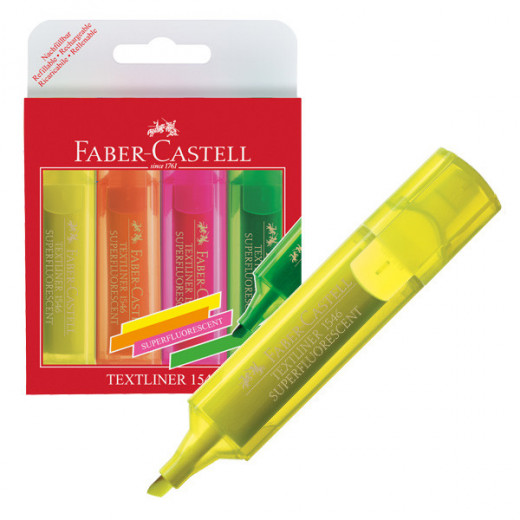 Faber-Castell Textliner Superfluorescent Set of 4