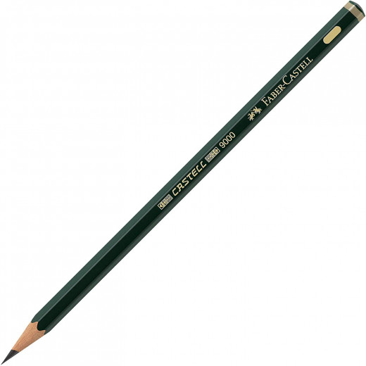 قلم رصاص جرافيت كاستل 9000 علبة 6 عبوات من فابر كاستل