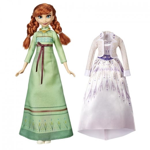 Disney- Frozen Dolls 2 Clothes ANNA and ELSA, Assortment
