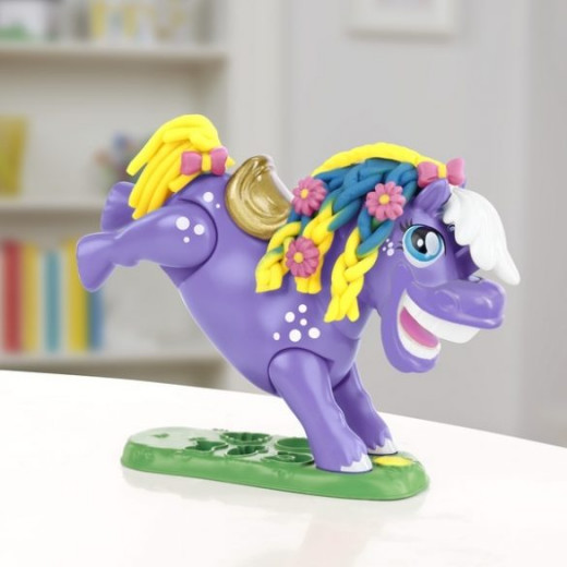 Play-Doh Animal Crew Naybelle Show Pony Farm 3 Non-Toxic Play-Doh Colors