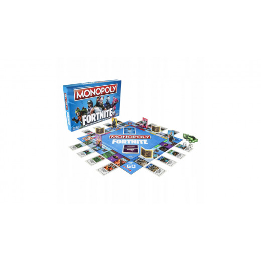 لعبة مونوبولي إصدار فور نايت للاطفال - 5 سنوات فما فوق - متعدد الالوان من هاسبرو