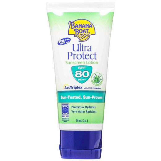 Banana Boat Ultra Protect Sunscreen Lotion Spf 80, 90ml