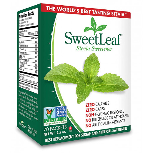 SweetLeaf Stevia Sweetner (70Pck) 2.5oz