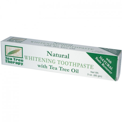 Tea Tree Therapy, Natural Whitening Toothpaste, with Tea Tree Oil, 3 oz (85 g)