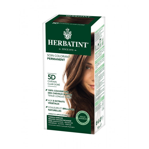 Herbatint Hair Colour Gel 5D Light Golden Chestnut 150 ml