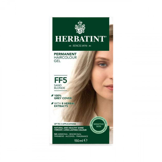 Herbatint Sand Blonde Ammonia Free Hair Colour FF5, 150 ml
