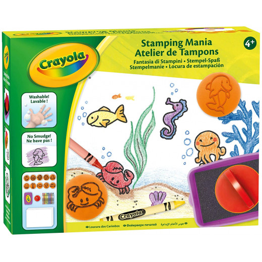 Crayola Creative Set of Stamps for Drawing and Colouring with Stamps for Game and Gift