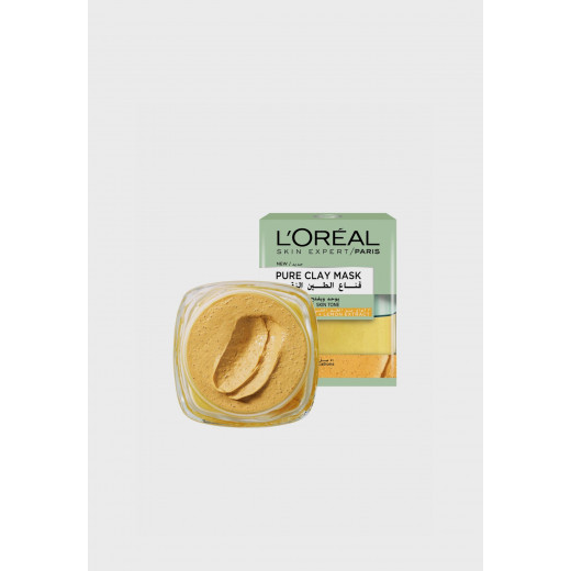 L'Oreal Paris Pure Clay & Lemon Extract Mask Box, 50 ml