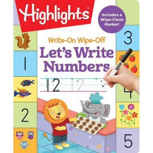 Write-on Wipe-Off: Let's Write Numbers, Hardback | 56 pages