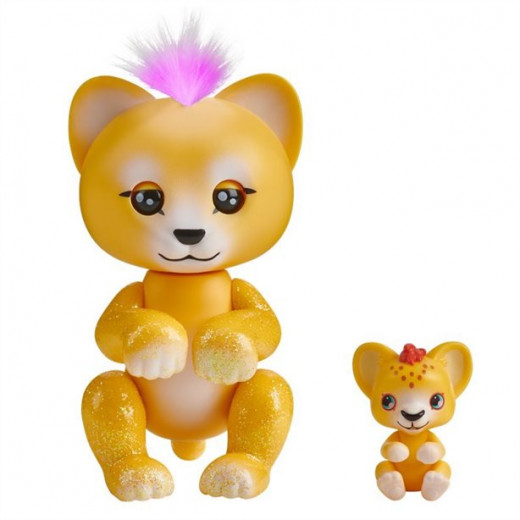 Fingerlings Baby Lion and Mini - Sam and Leo - Interactive Toy