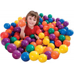 كرات المرح من انتكس - 100 كرة بلاستيكية متعددة الألوان ، للأعمار 2+