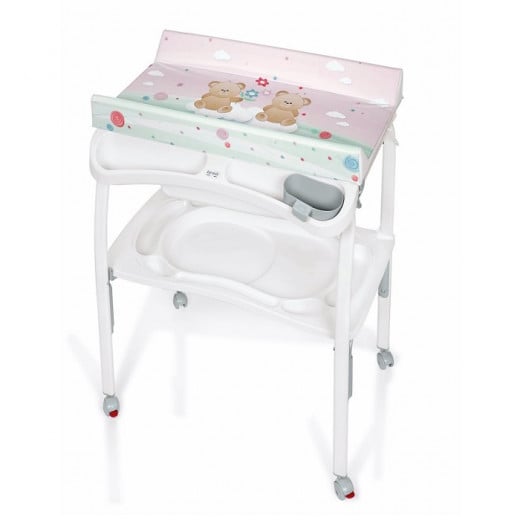 Brevi Baby Bath Pratico, Pink Bear | Brevi | Diapering ...