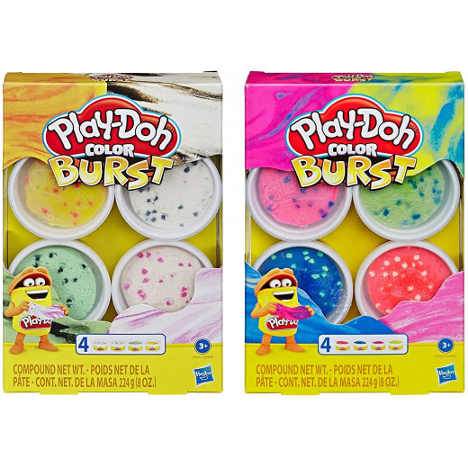 Play Doh Color Burst Assortment Bundle - 2 different packages