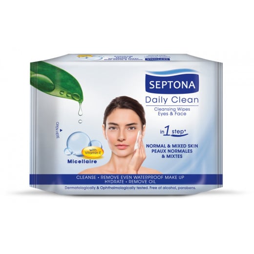 Septona Cosmetic Wipes with Micellaire & Vitamin Ε