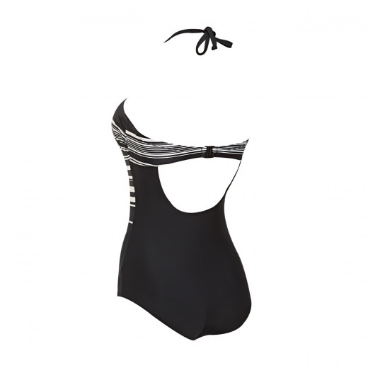 Zoggs Monochrome Strapless Swimsuit, Size 42