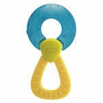Chicco Fresh Relax Ring With Handle Teether, Blue