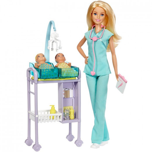 Barbie Careers Baby Doctor Doll & Playset