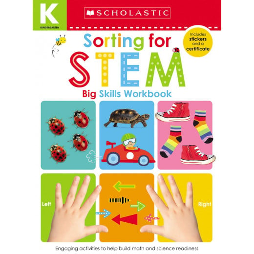 Scholastic Early Learners: Kindergarten Big Skills Workbook: Sorting for Stem, 48 pages