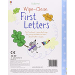 Usborne Wipe-Clean First Letters (Wipe-Clean Books) Paperback