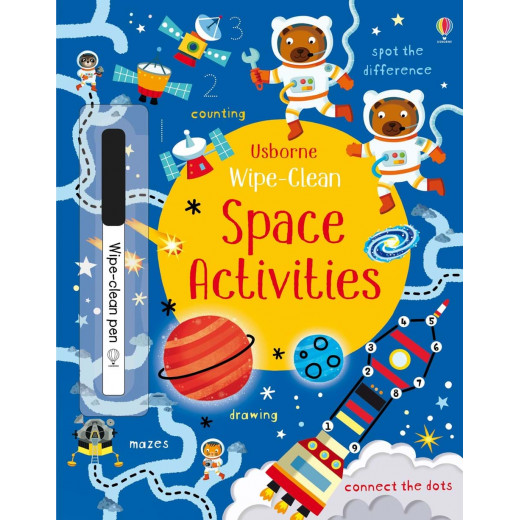 Wipe-Clean Space Activities, 24 صفحة