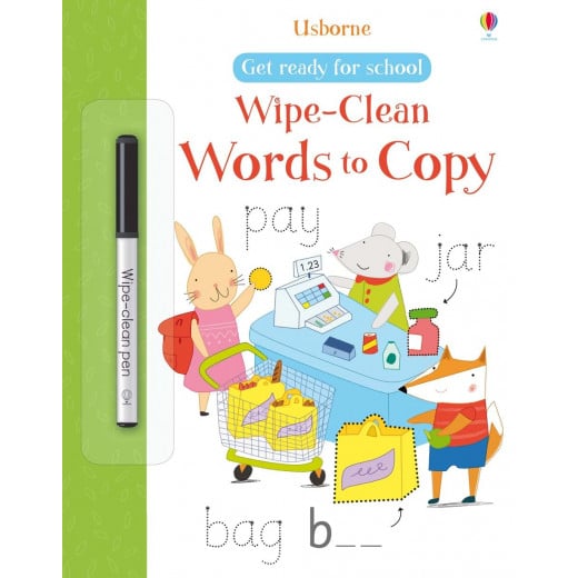 Wipe-Clean Words to Copy, 20 pages
