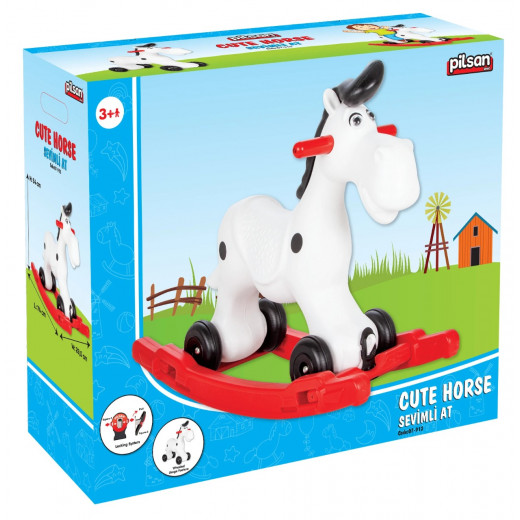 Pilsan Rocking Cute Horse Toy with Bag