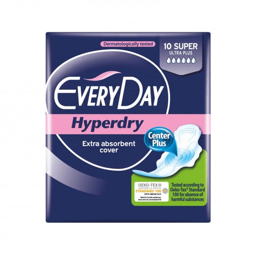 EveryDay Hyperdry Pads Super, 10 pads