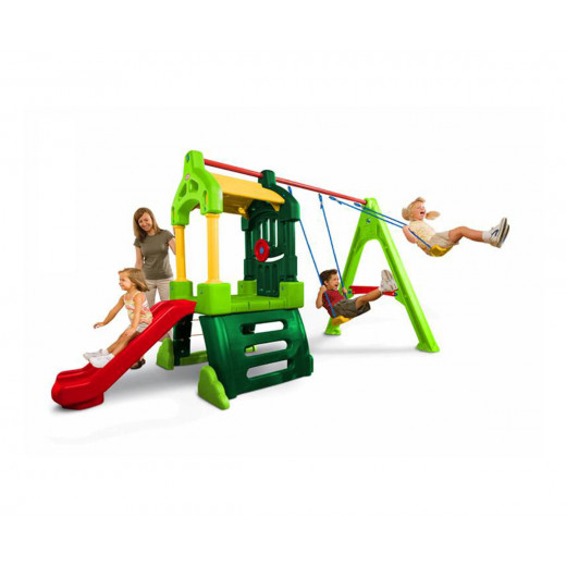 Little Tikes Clubhouse Swingset, Red & Green