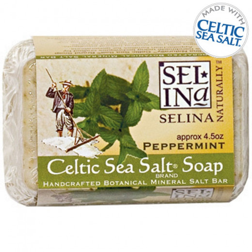 Celtic Sea Salt Soap Peppermint, 127.6 g