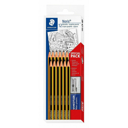 Staedtler Noris Pencils Hexagonal Pack of 12 Pencils