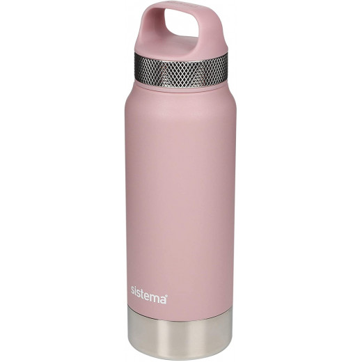 Sistema Bottle 650ml Stainless Steel - Baby Pink