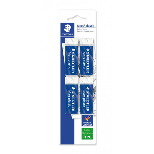 Staedtler Mars® Plastic Eraser in Premium Quality Pack of 4