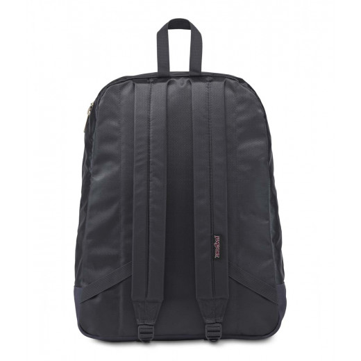 Jansport Super FX Backpack Deep Grey, Gold Premium Poly