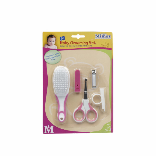 Little Mimos 5 pieces Baby Grooming Set, Pink