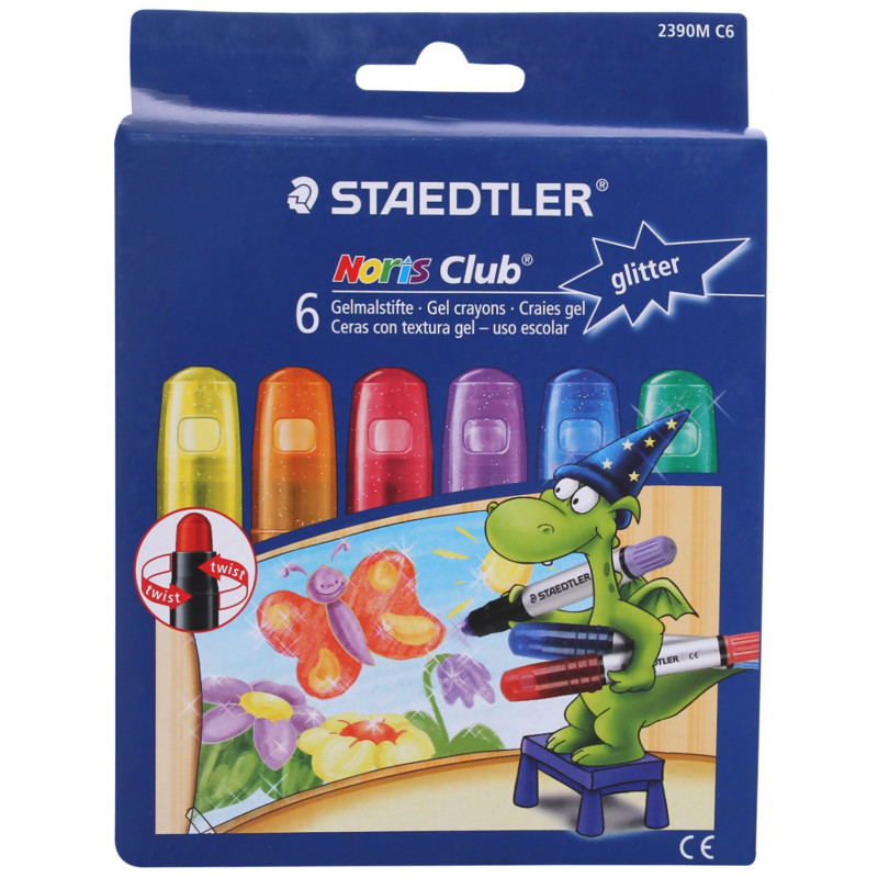 Staedtlers Gel Twister Crayon Glitter Pack Of 6 Staedtler Jordan Amman Buy Review