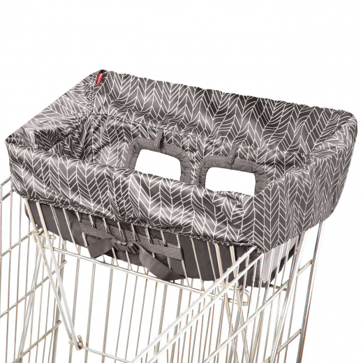 Skip Hop Take Cover Shopping Cart & High Chair Cover, Grey Feather