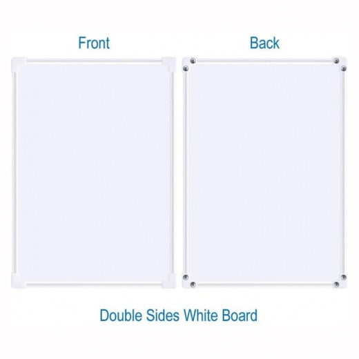 Double Sided Magnetic Whiteboard with Aluminium Frame 30x 40cm