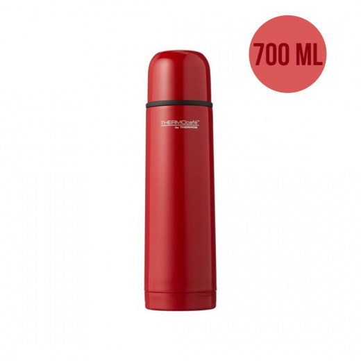 ThermoCafé by Thermos Stainless Steel Flask, 700ml, Red