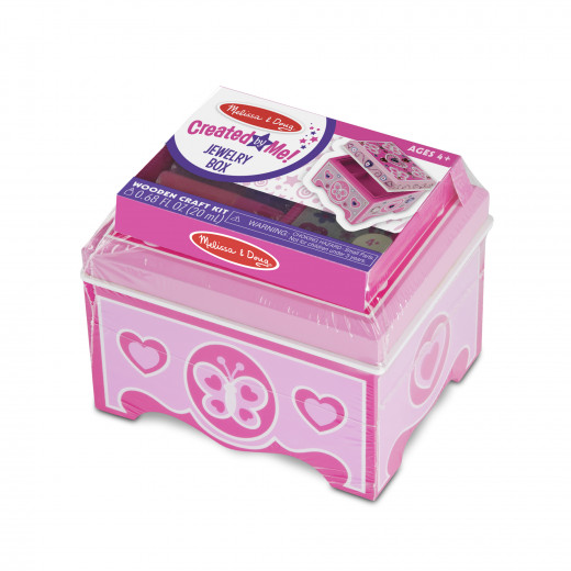 Melissa & Doug Decorate-Your-Own Wooden Jewelry Box