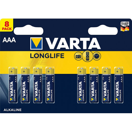 Varta LongLife AAA Bateries Pack of 8