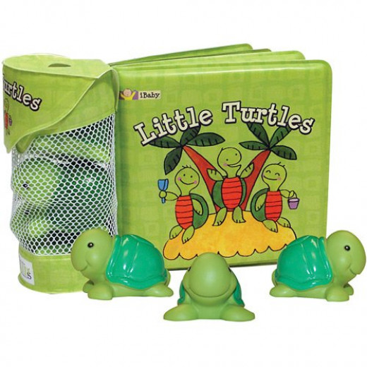 Ibaby Float Along Little Turtles Bath Book