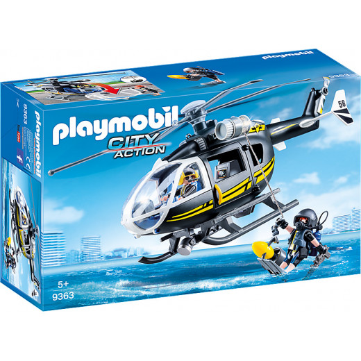 طائرة هليكوبتر من بلاي موبيل التكتيكية للأطفال