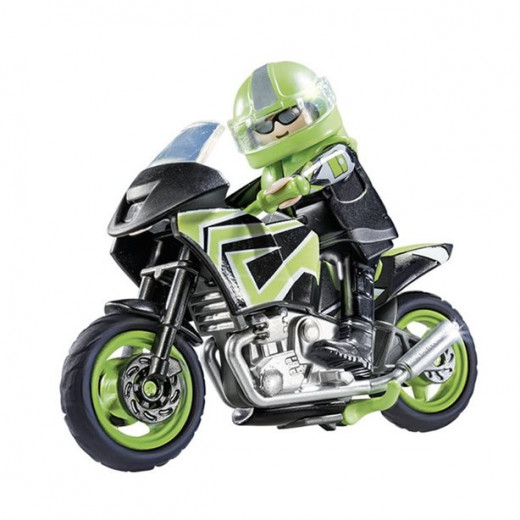 Playmobil Motorcycle With Rider 4 Pcs For Children