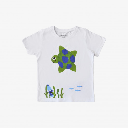 The Orenda Tribe The Turtle Kids Coloring T-shirt, 10 years