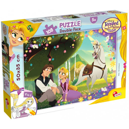Double-sided puzzles Lisciani Giochi Df Plus Rapunzel 108 pieces